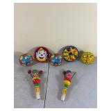 Vintage Tin and Wood Toys