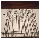 30' x 34' Metal Wall Art Featuring Branch Motif