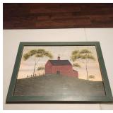 Framed Warren Kimble Artwork, 18' x 22'