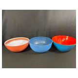 Four Colorful Mixing Bowls