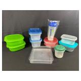 Food Storage Containers and Shaker Bottle