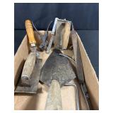 Vintage Hand Tools with Wooden Handles
