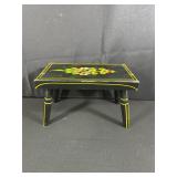 Hand-Painted Black Wooden Miniature Table