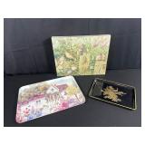 Decorative Trays and Puzzle