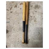 Wooden Baseball Bats with Tape Grips
