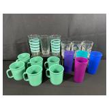 Glasses and Cups in Various Styles