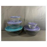 Pyrex Glass Storage Bowl Set with Lids