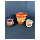 Decorative Planters, Mixed Materials