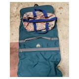 Samsonite Garment Bag and Paisley Travel Tote