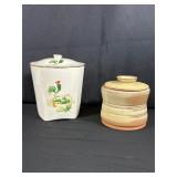 Two Ceramic Storage Containers