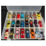 Diecast Cars in Organizer