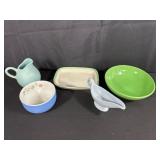 Hall and Pfaltzgraff Ceramic Pieces