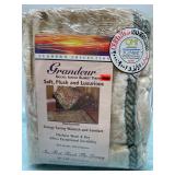 Grandeur Raschel Acrylic Blanket Throw