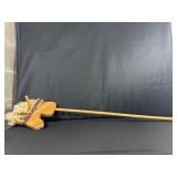 Wooden Hobby Horse With Wool Mane