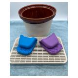 Ceramic Crock with Accessories