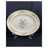 Paden City Pottery Floral Oval Platter
