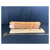 Wooden and Metal Wall Racks