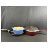 Cookware Lot Featuring T-Fal and LC