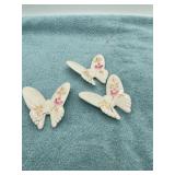 Decorative Porcelain Butterfly Figures