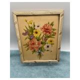 Floral Print by Averill in Ornate Frame