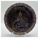 Fenton Christmas in America Plate No. 4