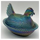 Indiana Glass Hen on Nest Dish