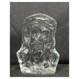 Viking Glass Religious Art Glass Jesus Bust