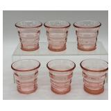 Hocking Glass Block Optic Child's Toy Glasses