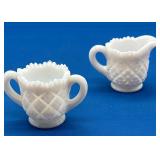 Westmoreland Glass Thumbelina Sugar and Creamer