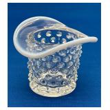 Fenton French Opalescent Hobnail Glass Top Hat