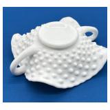 Fenton Milk Glass Two-Handled Bonbon Dish
