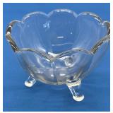 Anchor Hocking Cameo Pattern Glass Bowl