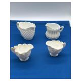 Fenton and Indiana Glass Creamers