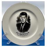 Homer Laughlin JFK Memorial Plate