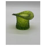 Fenton Avocado Green Top Hat Vase