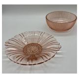 Anchor Hocking Pink Depression Glass Set