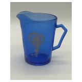 Hazel-Atlas Shirley Temple Ritz Blue Pitcher