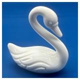 Fenton 4-Inch Milk Glass Swan Figurine