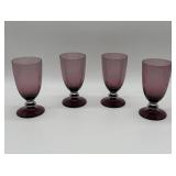 Dansk Crystal Mistra Amethyst Glasses Set