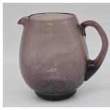 Pilgrim Glass Crackle Miniature Pitcher