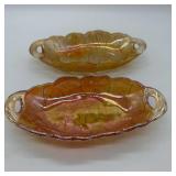 Jeannette Glass Sunflower Relish Dishes