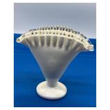 Fenton Silver Crest #7357 Art Glass Vase