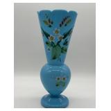 Victorian Bristol Glass Vase, Circa 1870-1900