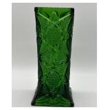 US Glass Co. Emerald Green California Vase