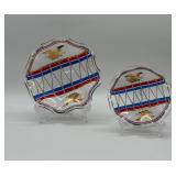 Houze Glass Spirit of '76 Commemorative Tray Set