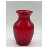 Anchor Hocking Ruby Red Vase