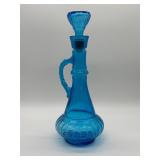 Wheaton Glass Company Blue Decanter