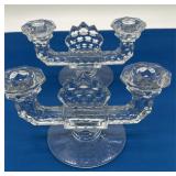Fostoria American Double Candleholders