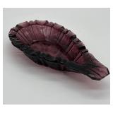 LG Wright Paneled Daisy Amethyst Spoon Rest