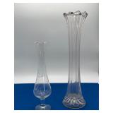 L.E. Smith and Princess House Glass Vases
